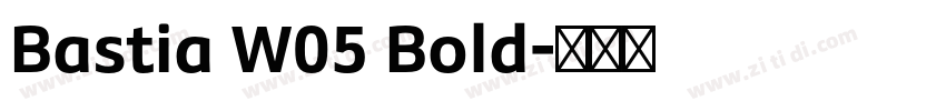 Bastia W05 Bold字体转换